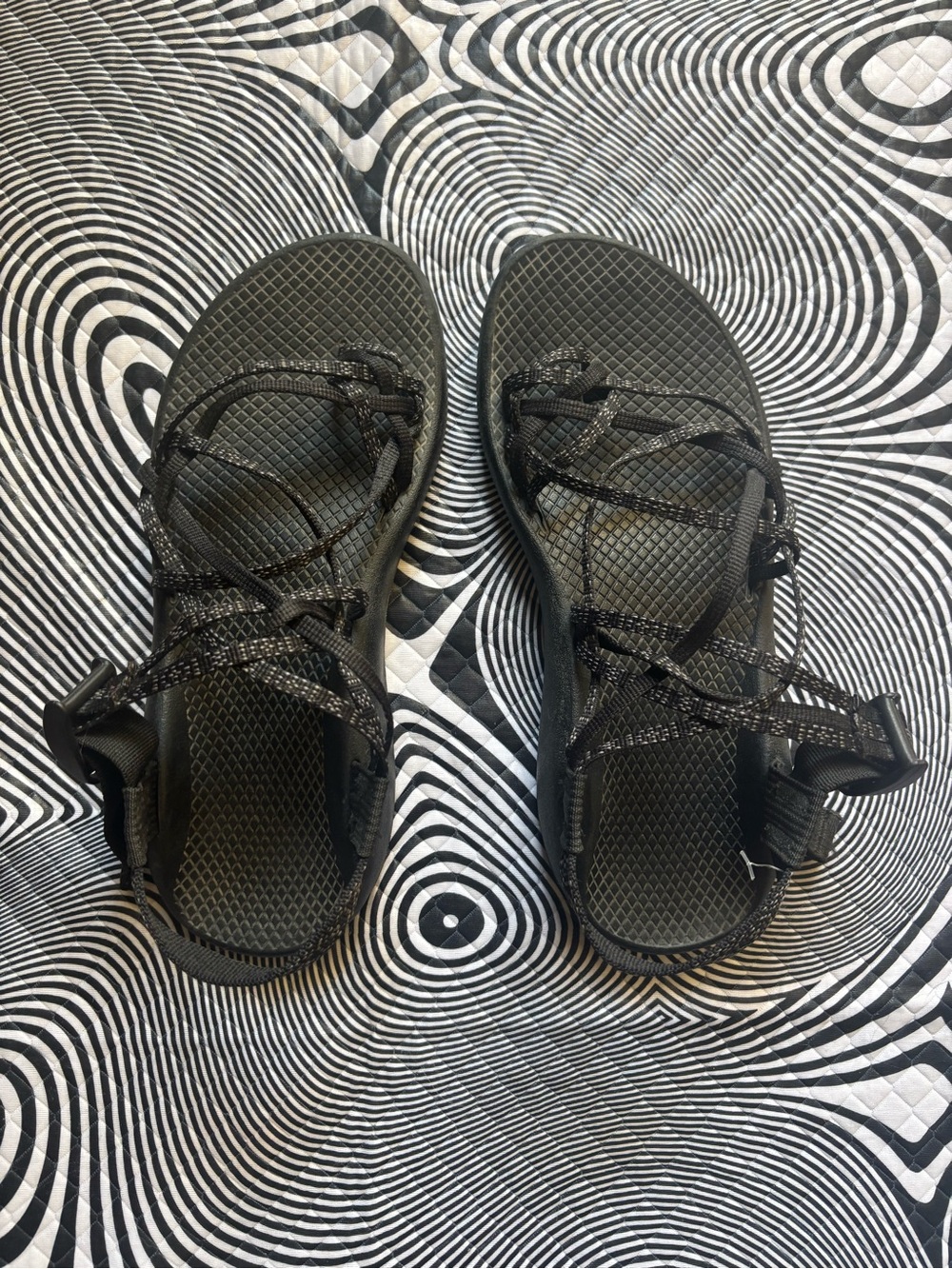 Chaco Black Strappy Outdoor Sandals